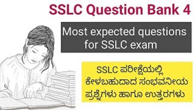 SSLC question bank 4 SSLC question bank 4