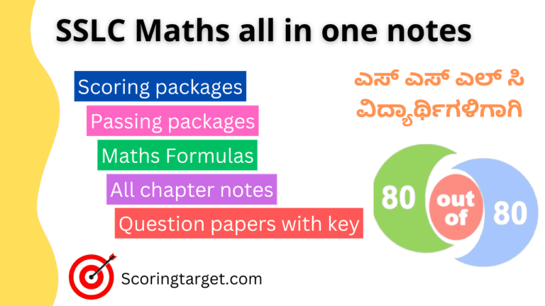 SSLC Maths all in one notes SSLC Maths all in one notes
