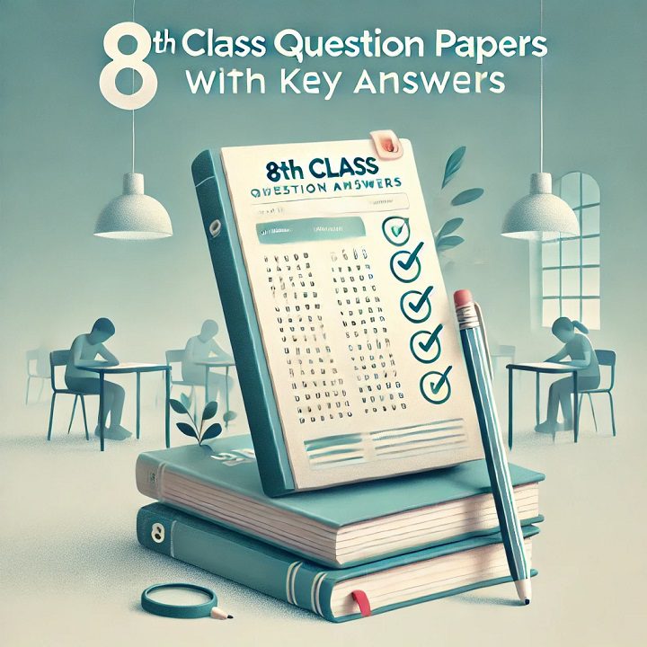 8th class question papers with key answers