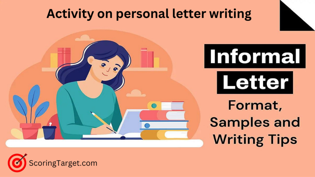 Activity on personal letter writing