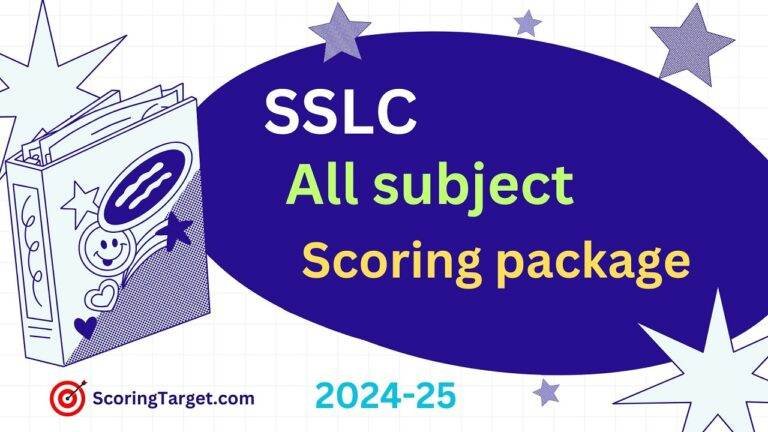 SSLC all subject scoring package 2025 SSLC all subject scoring package 2025
