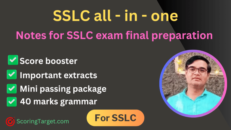 SSLC all in one notes 2025 SSLC all in one notes 2025