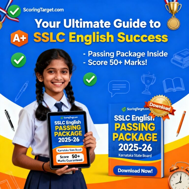 SSLC English Passing Package 2025-26